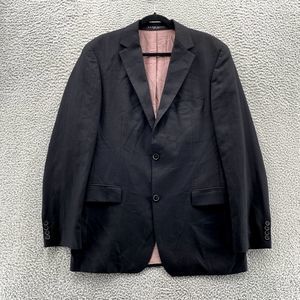 Hugo Boss Jacket 40 L Cashmere Pinstripe Union Made USA Sport Coat Blazer  Men's